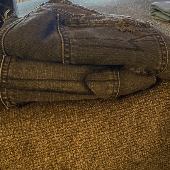American Eagle Outfitters Pants - American Eagle Black Denim Skirt and pair of Black Denim American Eagle Shorts